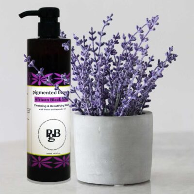 Cleansing and Beautifying African Black Soap Wash with Lavender and Lemon